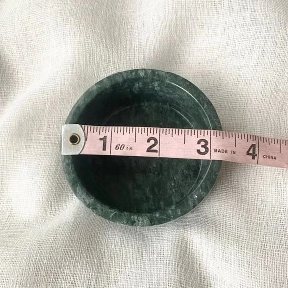 Vintage Green Marble Dish and Emerald Green StonewareVase and Bowl Sets - Picture 14 of 16